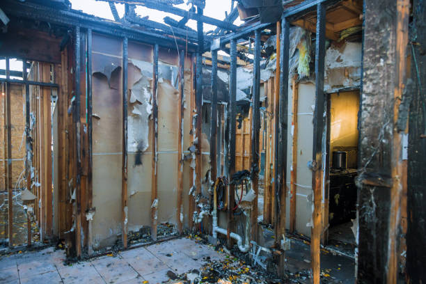 Professional Smoke Damage Restoration technician working in West River, MD